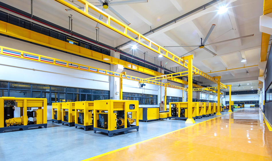 行業最早研發生產永磁變空壓機技術廠商之一