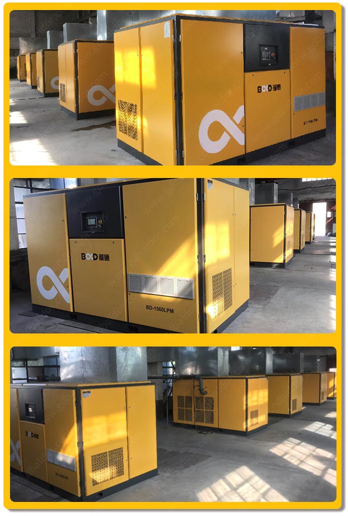 盛達(dá)玻璃:5組葆德BD-1560LPM永磁低壓機(jī)