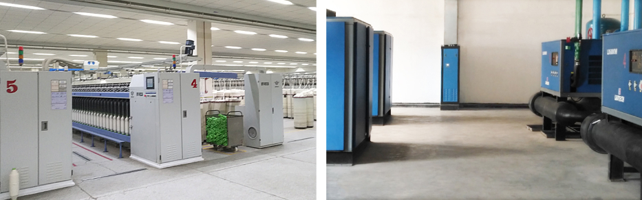 葆德空壓機在紡織行業(yè)的應用