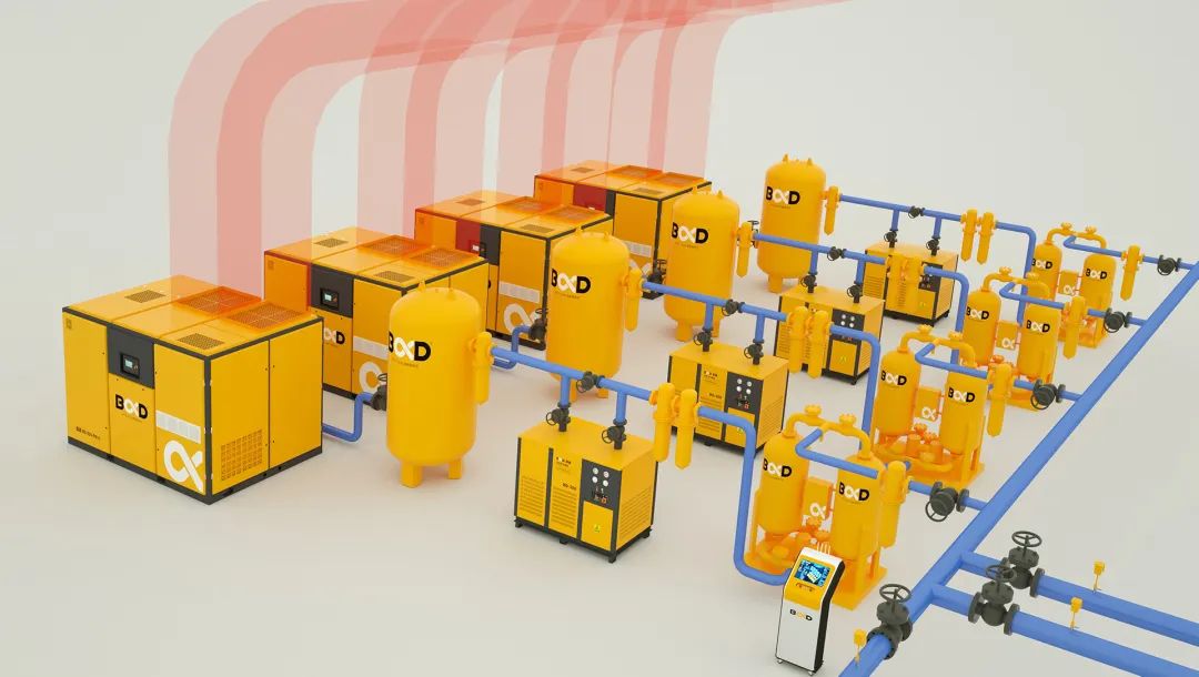 節能穩定省心,經的起“鋼鐵”考驗的葆德空壓機