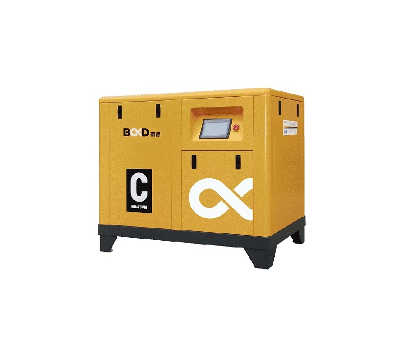 高效永磁電機+變頻器是怎么使空壓機提升能效的